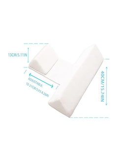 MIRFA Baby Side Safer Sleeper Adjustable Wedge With Removable Anti Roll Positioner (White)  - Image 4
