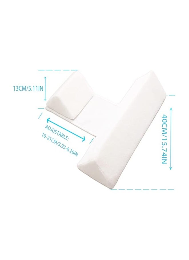 MIRFA - Baby Side Safer Sleeper Adjustable Wedge With Removable Anti Roll Positioner (White) - Image 1