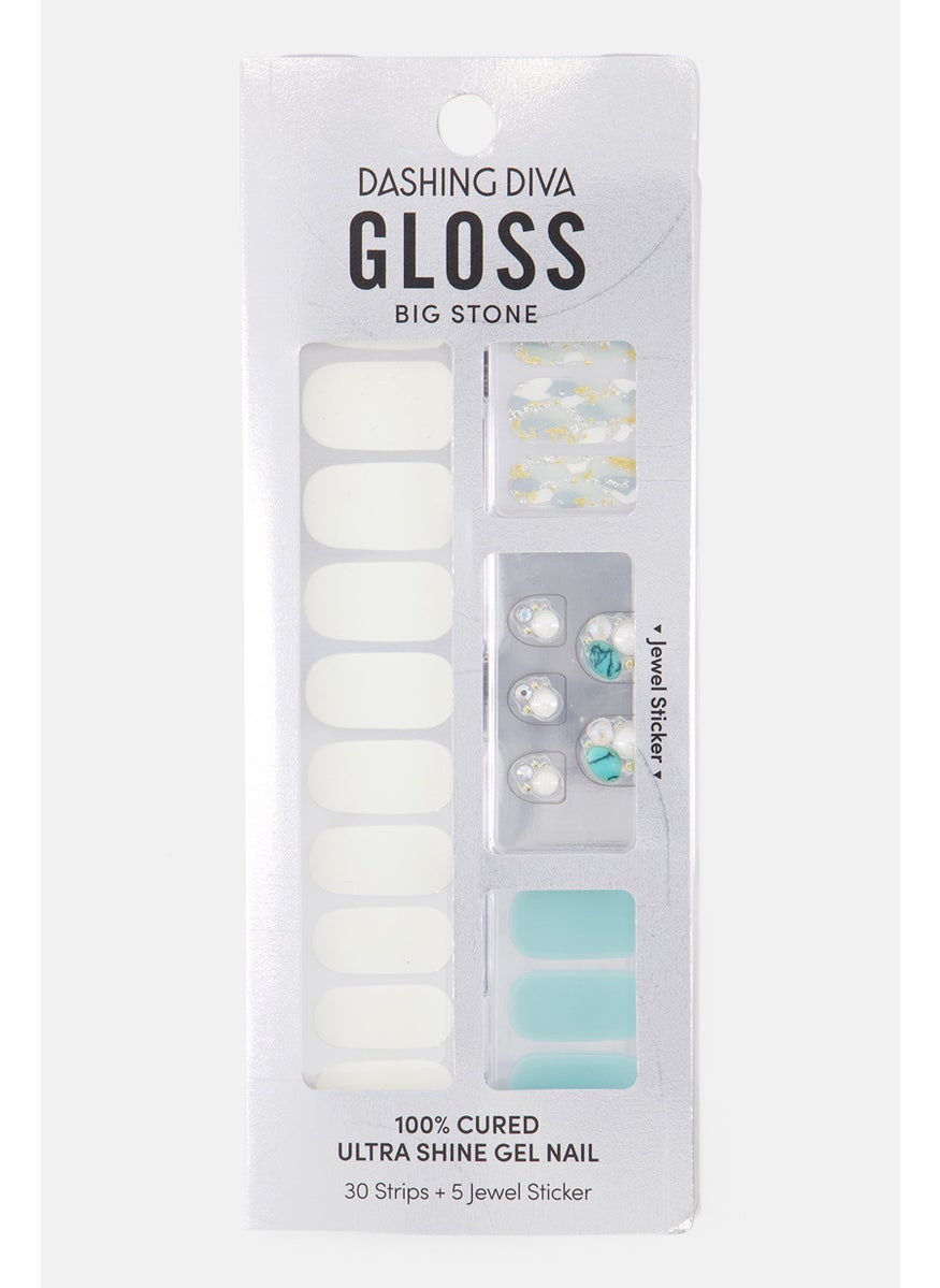 Gloss Big Stone Ultra Shine Gel Nail, White - pzsku/ZDDB346DDFCCF88348352Z/45/_/1724351075/de1137a4-6035-49a3-87d5-41257d24d3a8