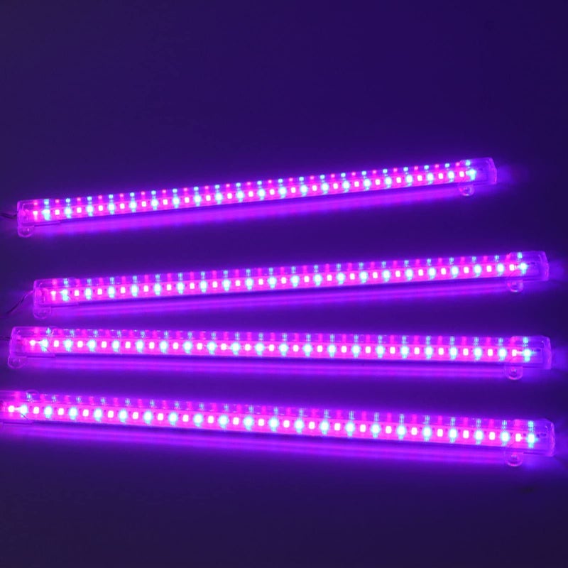 4 رأس مصباح LED كامل الطيف للزراعة الداخلية القابل للتعتيم مع مؤقت، مصباح منزلي داخلي USB شائع - Image 3