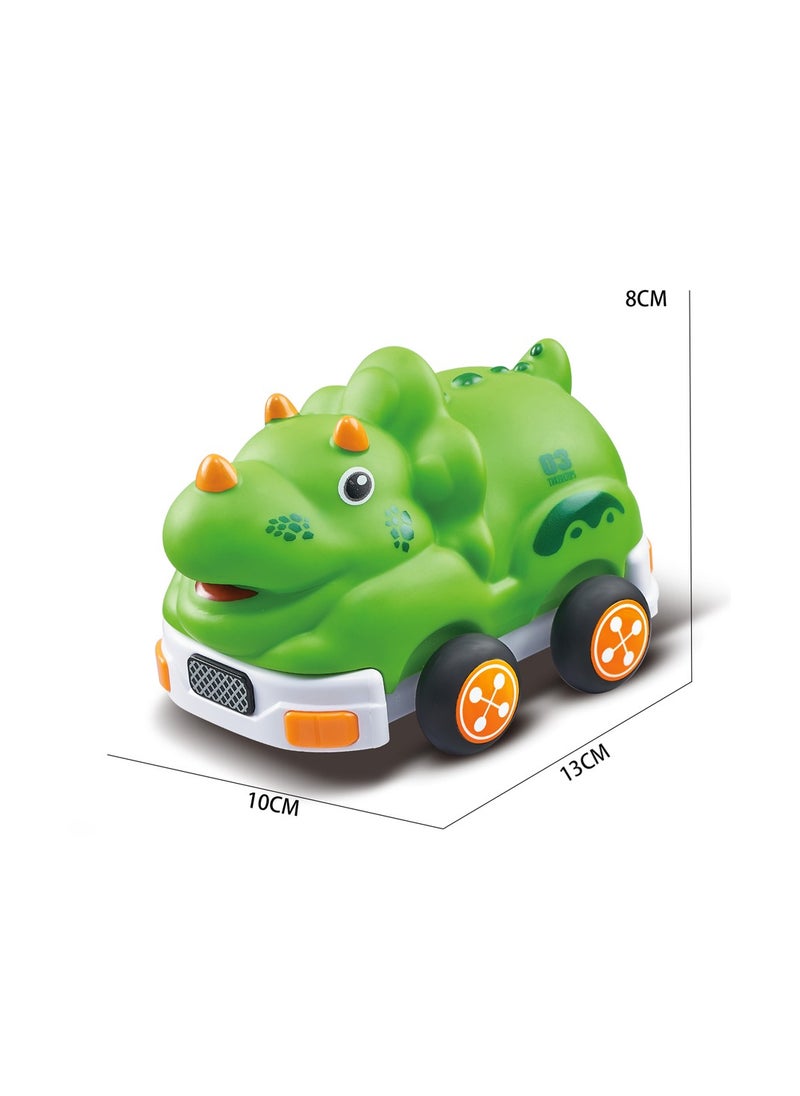 STEM - RC Light-Up Triceratops Adventure - Two-Way Remote Control with Lights - Electrically Charged Fun for Kids 3+ - Image 1