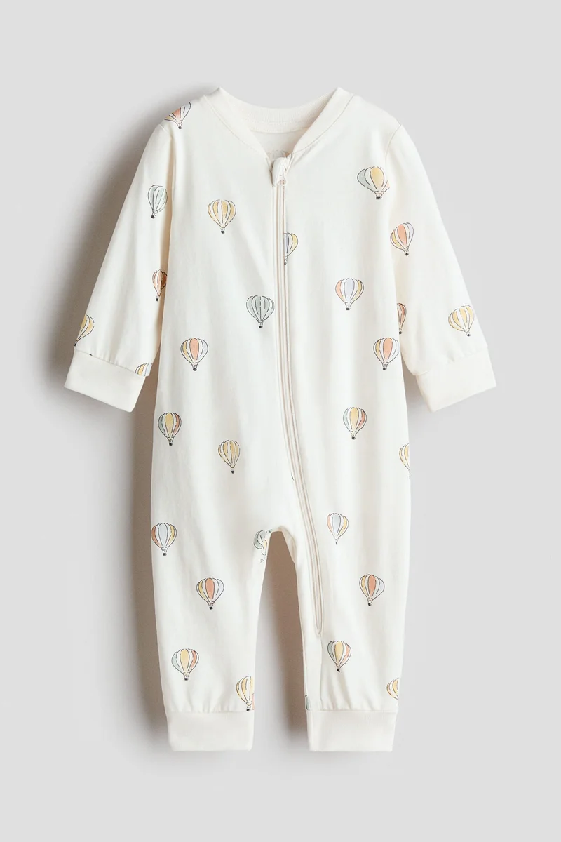 H&M Patterned sleepsuit