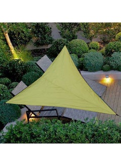 Outdoor triangular canopy sunscreen awning canopy folding canopy courtyard triangular shade sail viewing shed rain cloth 4*4*4 meters