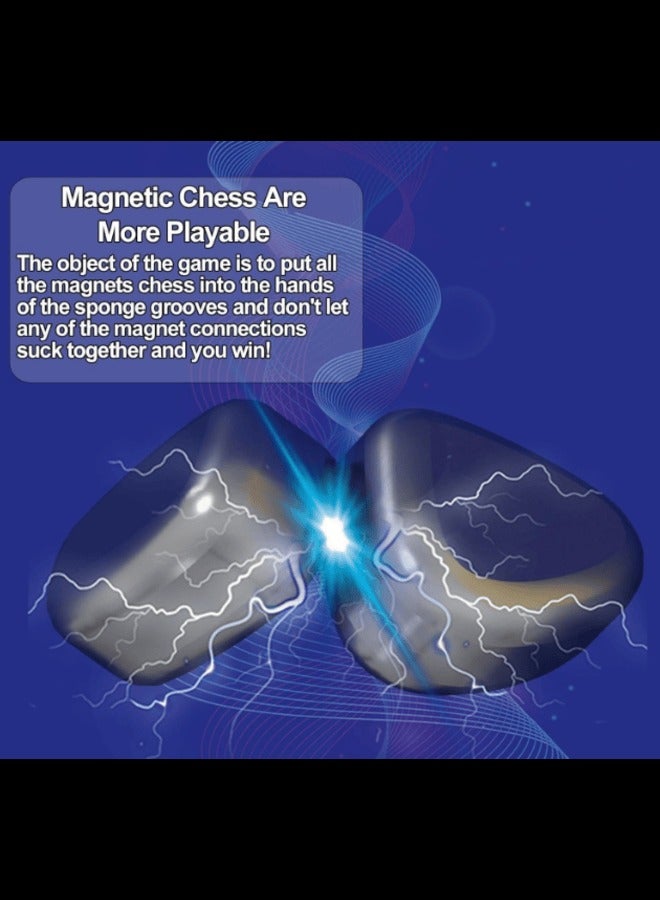 H.F.J HFJ Magnetic Chess Game-Multiplayer Magnet Board Game,2024 New Family Board Games Set，Home Party Supplies,Portable Battle Chess - Image 3