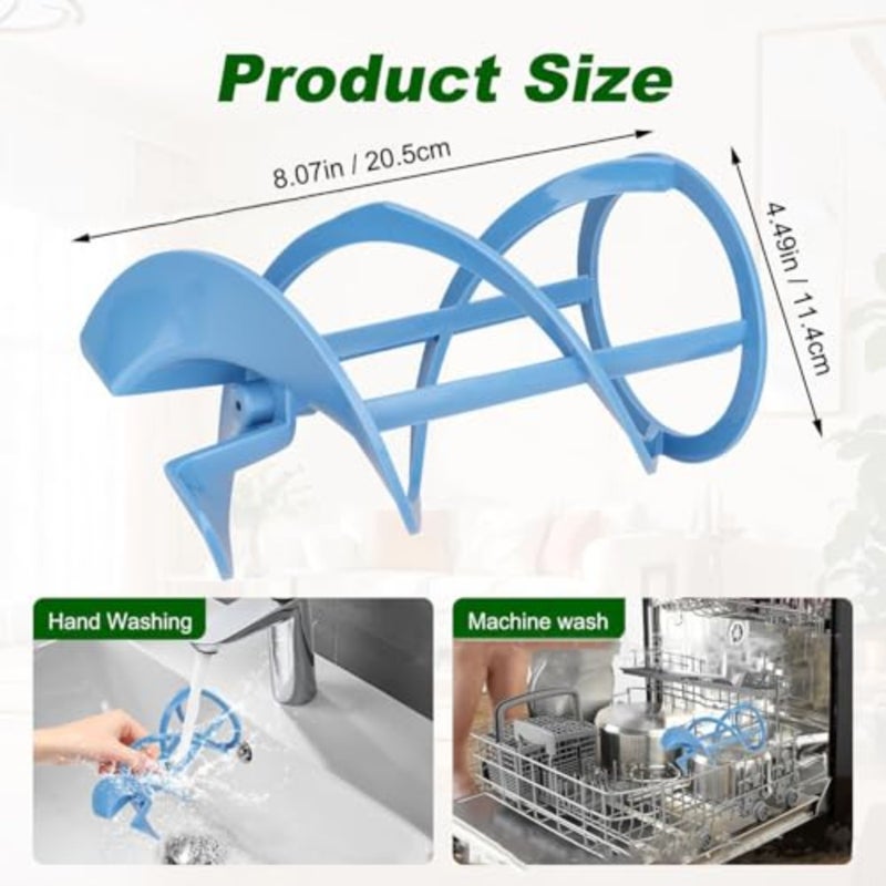 شفرة بديلة لـ Ninja Slushie FS301 وFS300، أزرق سماوي، خالية من مادة BPA، 20.5 × 11.4 سم، سهلة التركيب والتنظيف - Image 3