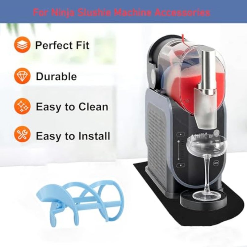 شفرة بديلة لـ Ninja Slushie FS301 وFS300، أزرق سماوي، خالية من مادة BPA، 20.5 × 11.4 سم، سهلة التركيب والتنظيف - Image 4
