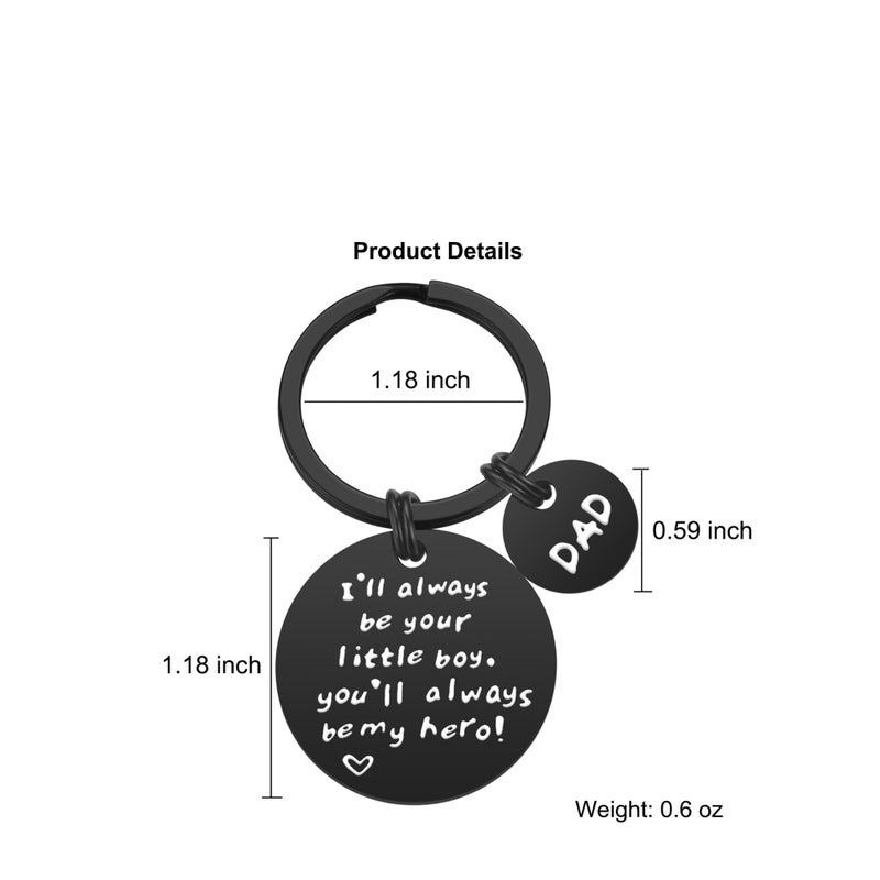 Zikra Father's Day Dad Gifts from Son - Dad Birthday Gifts for Dad (Black) - Image 3