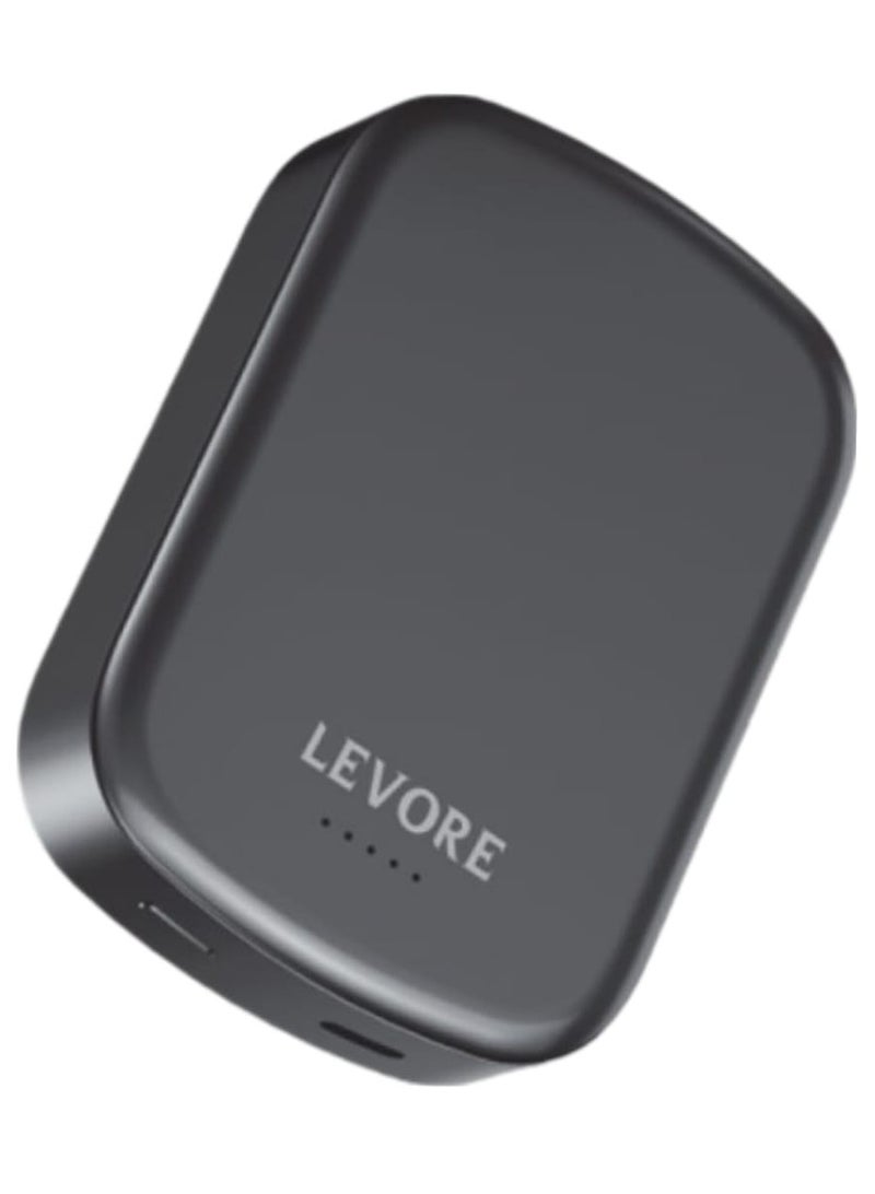 ليفور باور بانك محمول LEVORE LP311-BK بسعة 10000 مللي أمبير/ساعة مع شحن لاسلكي مغناطيسي للهواتف الذكية والأجهزة الأخرى - Image 1