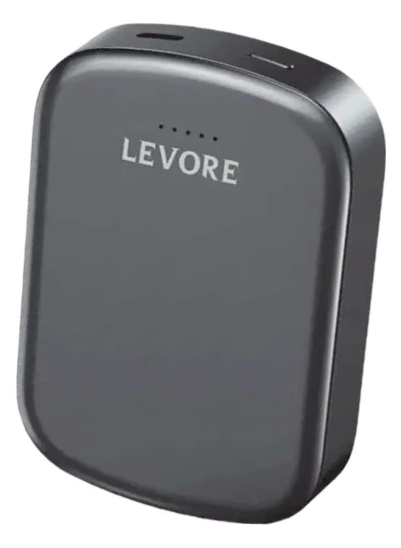 ليفور باور بانك محمول LEVORE LP311-BK بسعة 10000 مللي أمبير/ساعة مع شحن لاسلكي مغناطيسي للهواتف الذكية والأجهزة الأخرى - Image 2