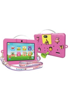 Lucky Tab 5 Travel Mate 7-Inch Kids Tablet with IPS HD LED Display, 5G WiFi, 4GB RAM, 128GB ROM, 3000mAh Battery | Child-Friendly Android Tablet for Learning, Games, Videos | Parental Controls & Durable Design | Ideal for Travel and Home Use  - Image 2