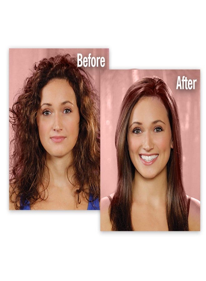 Ontel Simply Straight - Ceramic Straightening Brush | Ultra Fast Heat Up, Compact, Portable, Argan Oil Infused 3D Ceramic Bristles - Image 3