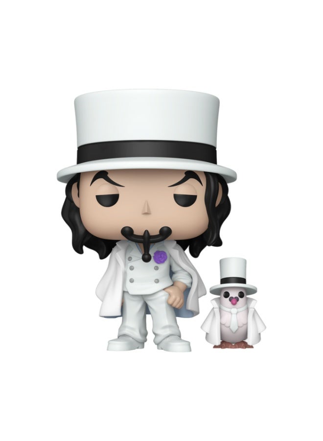 Funko Pop! Animation: One Piece Rob Lucci with Hattori Vinyl Figure - Image 3