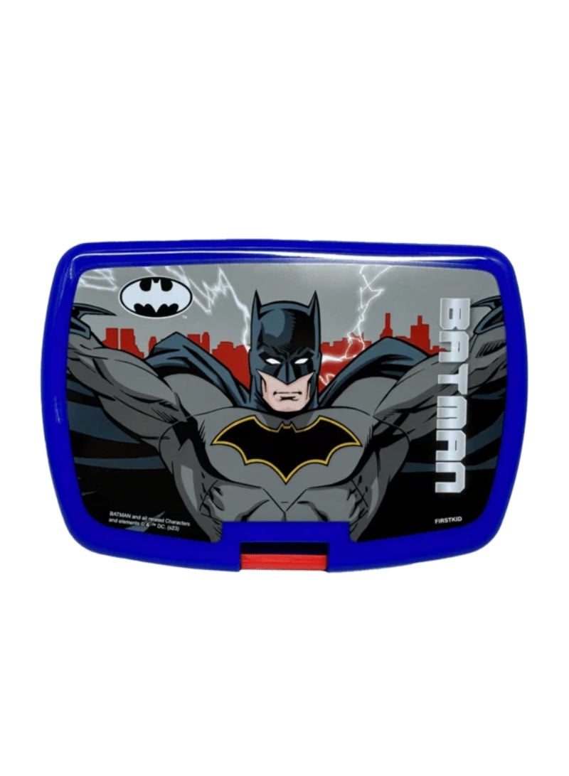 First Kid High-Quality DC Batman Sandwich Box Blue 630ml 112-11-024 - Image 2