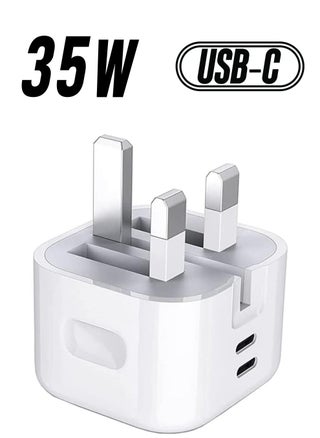 For Nothing Phone 2 / Nothing Phone 1 Charger, 35W Dual Port USB C + USB C Charger Plug, Type C PD Adapter Travel GaN Fast Charger Power Adapter Foldable Phone Charger Plug - pzsku/ZDDB4086F5EDCF8C80D77Z/45/_/1739571995/be0df552-d758-4721-a6e9-245465fc7dcc