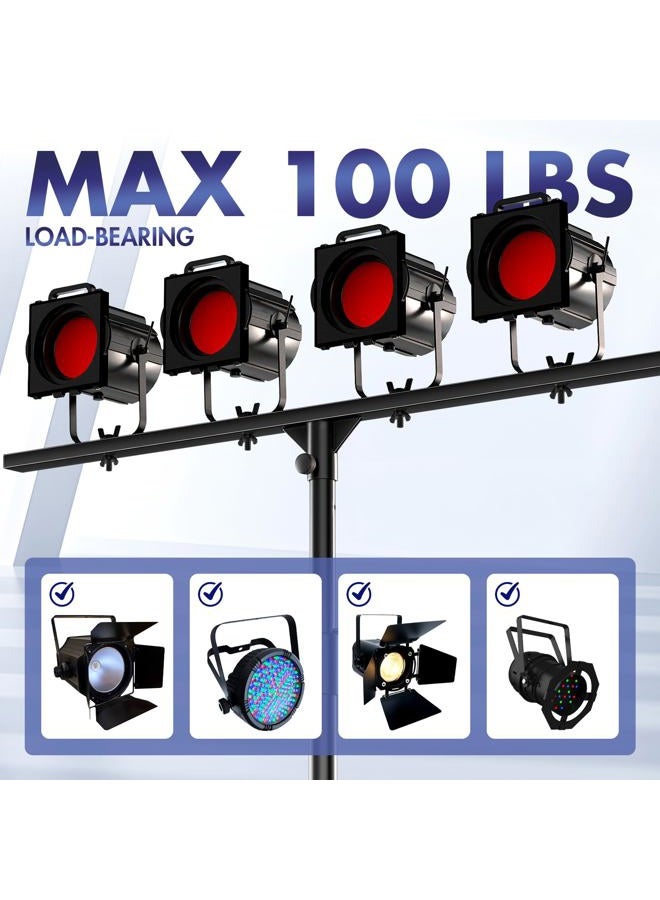 Qoope DJ Light Stand,Heavy-Duty DJ Lighting Stand Adjustable 35-71 Inch T-Bar Stage Light Stand for Stage Bar Party DJ Lights - Image 4
