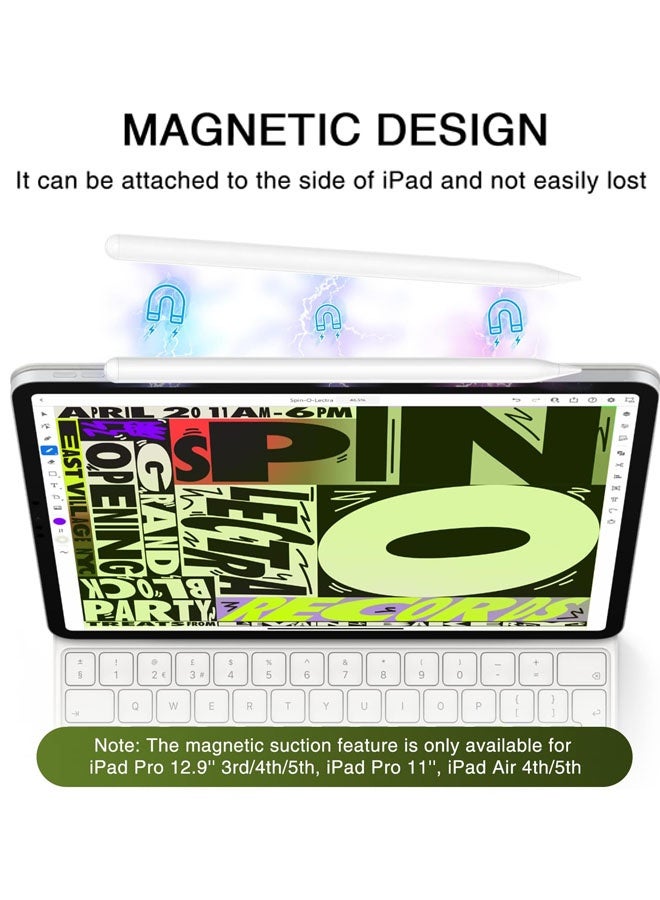 Stylus Pen for iPad With Palm Rejection Function, Active Pencil Compatible (2018-2022) Apple IPad Pro 11/12.9 Inches, IPad 10/9/8/7/6th Generation, iPad Air 5/4/3 Generation, IPad Mini 6/fifth generat - Image 4