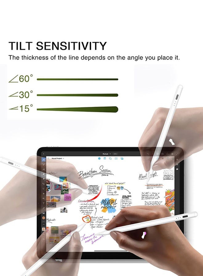 Stylus Pen for iPad With Palm Rejection Function, Active Pencil Compatible (2018-2022) Apple IPad Pro 11/12.9 Inches, IPad 10/9/8/7/6th Generation, iPad Air 5/4/3 Generation, IPad Mini 6/fifth generat - Image 2