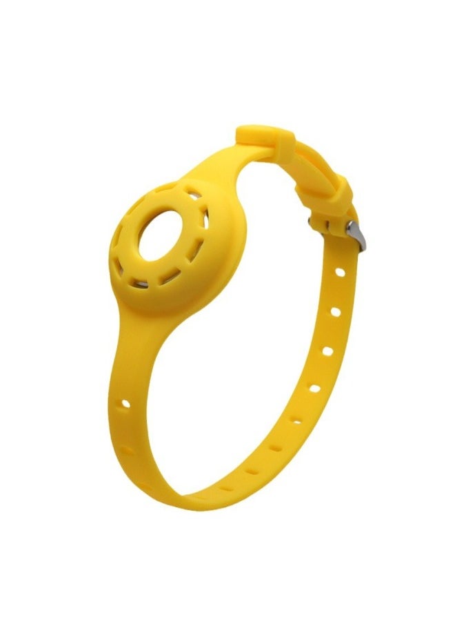 Generic - Suitable For Apple Airtag Shell Silicone Dog Collar Adjustable Airtag Collar Pet Anti-lost Device Protective Cover-Color:White-Applicable Model:Small Size: 245*40 * 12mm - Image 1