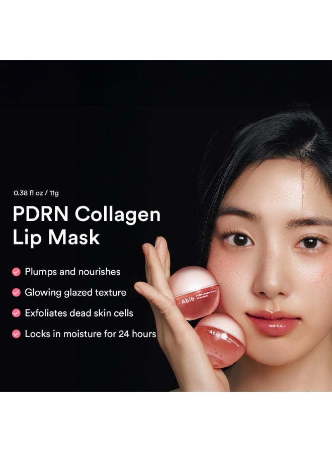 Abib PDRN Collagen Lip Mask Glazed Jelly 11g | Korean Lip Butter Balm Overnight Sleeping Mask Hydrating Care Moisturizer Treatment for Flakey, Dry Lips - Image 2