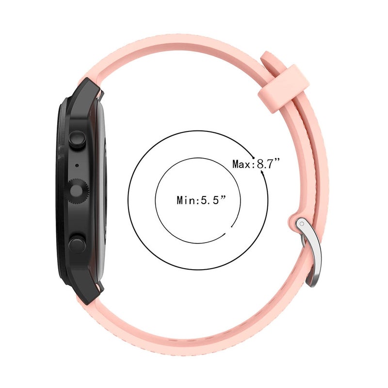 إيروريكس سوار معصم من السيليكون الملمس مقاس 22 مم لساعات Fossil Gen 5 Carlyle وGen 5 Julianna وGen 5 Garrett وGen 5 Carlyle Hr (أخضر) - Image 5