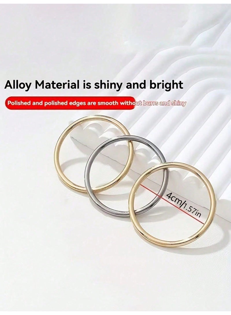 3 Pcs Adjustable Hem & Cuff Clips for T-Shirts, Dresses, Shirts - No-Sew Quick Adjust Buckle Fasteners - Image 4