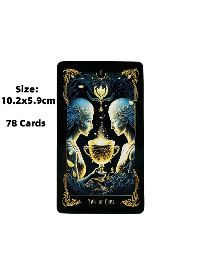 NIBEMINENT A set of Moon Compass Tarot cards. High-quality Tarot cards for divination and prediction. Tarot card game cards. - Image 2