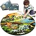 DIGOBAY Floor Puzzles for Kids Ages 38 70 Piece Dinosaur Jigsaw Puzzle for Kids Ages 3 Year Old Large Round Toddler Puzzles Preschool Learning Educational Toys Gift for Boys Girls Tyrannosaurus - Image 2