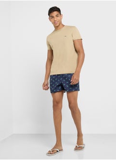 LACOSTE Crocodile Print Swim Trunks  - Image 2