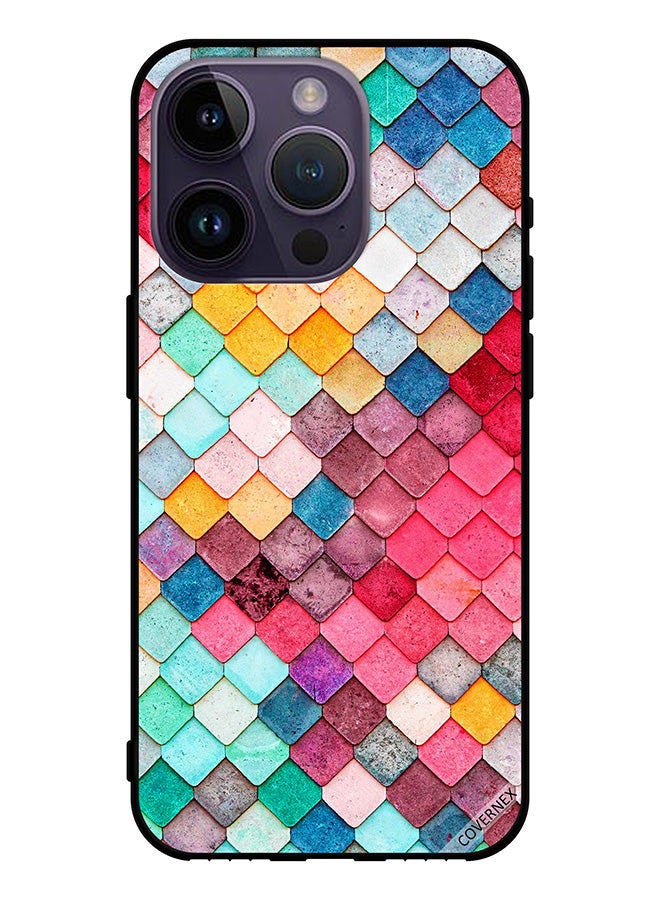 Covernex Protective Case Cover For Apple iPhone 14 Pro Diamond Square Shape Pattern - Image 1