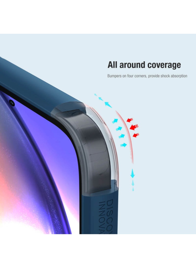 Nillkin Super Frosted Shield Pro cover case for Samsung Galaxy A55 - Blue