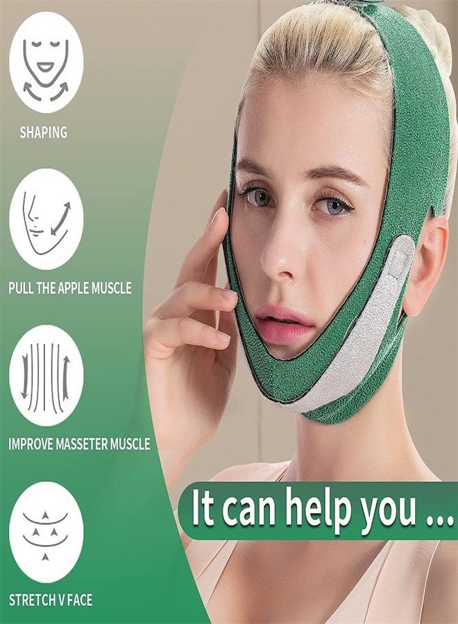 JHEPCOIN Face slimming Mask for Chin Breathable Face Lifting Belt v shape Face Slimming Belt for Women Anti Double Chin Belts bandage Skin Care Ultra-thin Strap Band Anti Wrinkle Mask for Women - Image 2