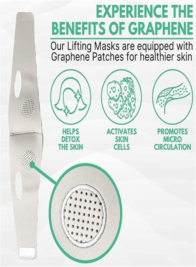 JHEPCOIN Face slimming Mask for Chin Breathable Face Lifting Belt v shape Face Slimming Belt for Women Anti Double Chin Belts bandage Skin Care Ultra-thin Strap Band Anti Wrinkle Mask for Women - Image 3