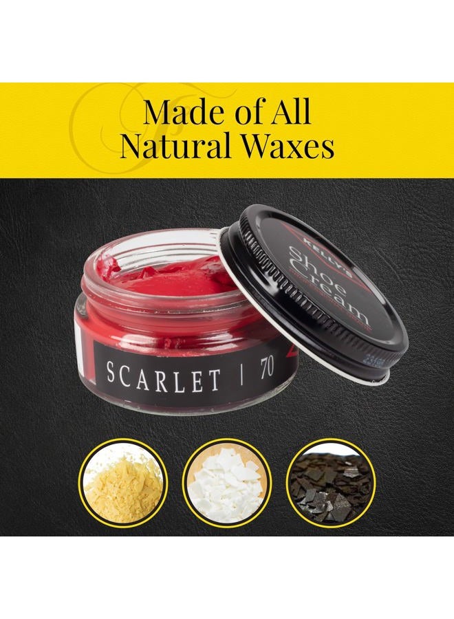 KELLYS Scarlet Shoe Polish 1.5 oz - Professional Leather Shoe Cream - Image 3