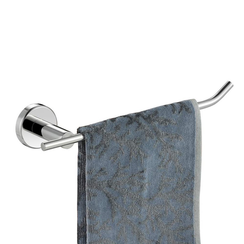 JQK JQK Chrome Towel Ring Stainless Steel Hand Towel Bar Holder for Bathroom 9 Inch Polished Stainless Wall Mount TR100CH 