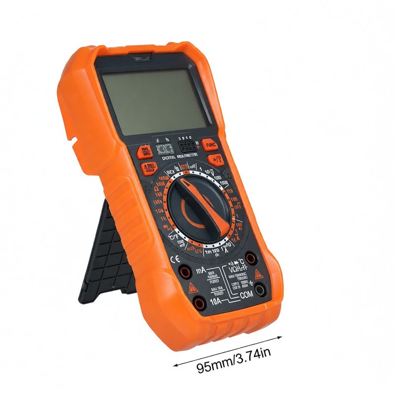 مقياس رقمي NJTY T58A 9999 عدّ – مقياس جهد تيار متردد/تيار مستمر – أداة كهرباء محترفة لقياس السعة - Image 3