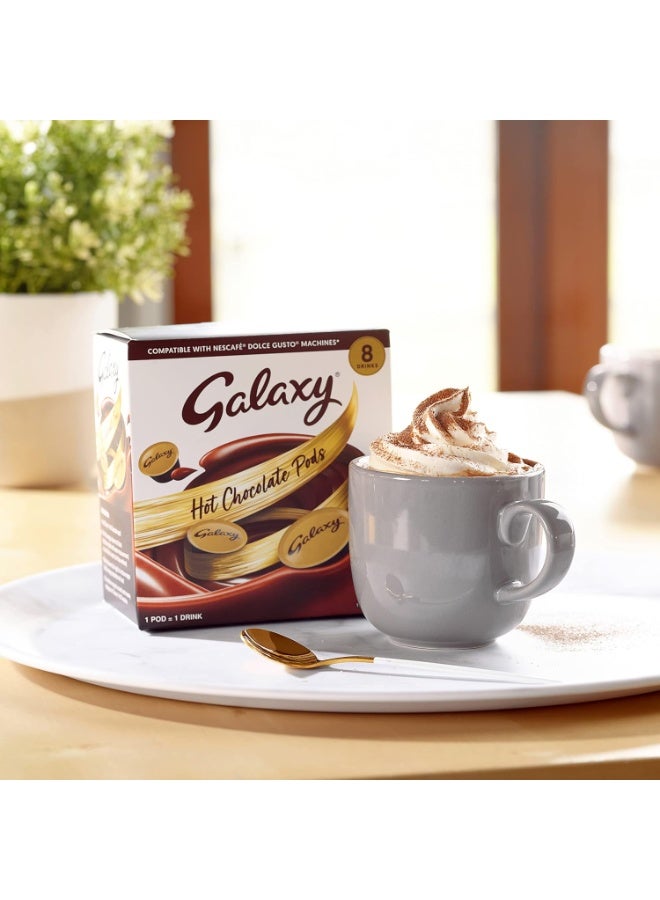 Galaxy Hot Chocolate Compatible Dolce Gusto Pods 8 Capsules 136g - Image 4