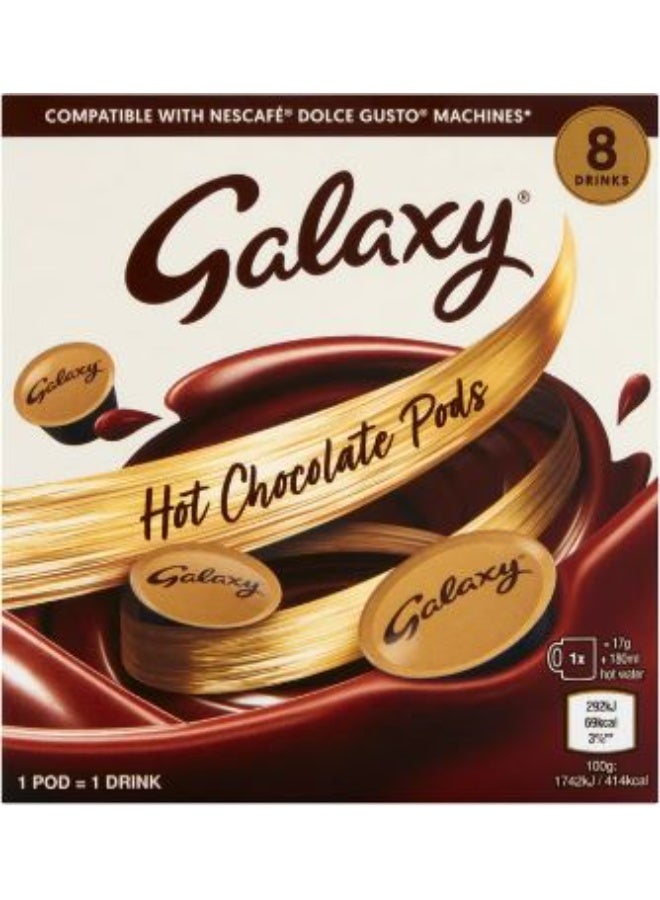 Galaxy Hot Chocolate Compatible Dolce Gusto Pods 8 Capsules 136g - Image 5