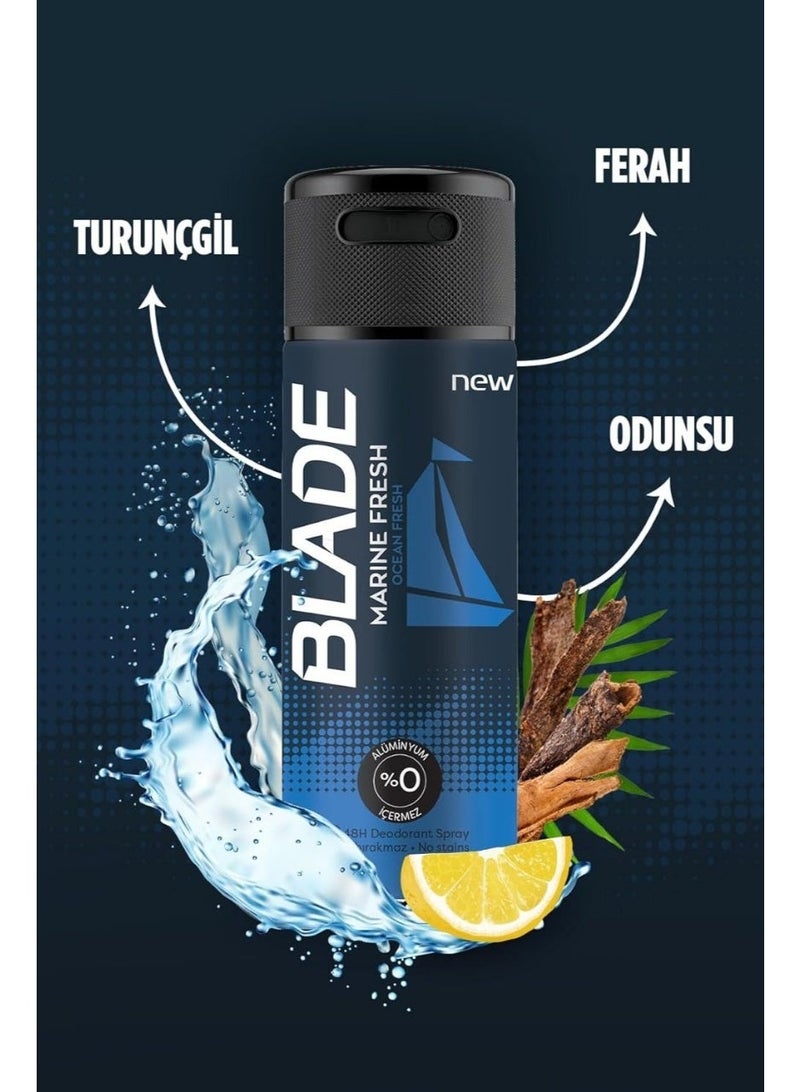 بلايد مزيل عرق بليد 150 مل انتعاش بحري - Image 2