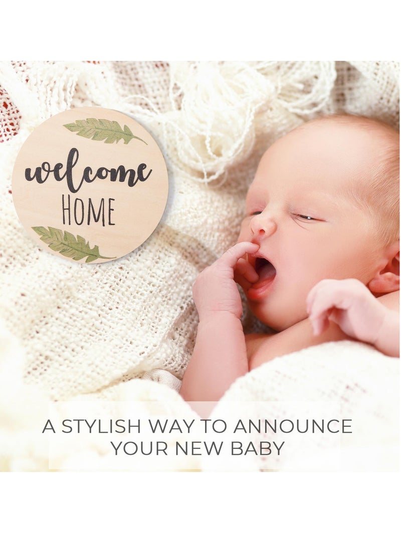 رحام طفل شهريا معلما بطاقة مارك - 7 مزدوجة من جانب الحيوان مارك القرص تصوير الأطفال حديثي الولادة الدعائم ، رحلة الحمل ، الولادة إشعار علامات الرضع الذكور والإناث هدية مجموعات - Image 3