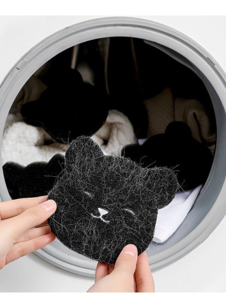 HOMESTAR 2-Pack Washing Machine Lint Rollers, Dry/Wet Dual-Use Anti-Tangle Hair Remover, Reusable Double-Side Fuzz Collector With Cartoon Design - Image 3