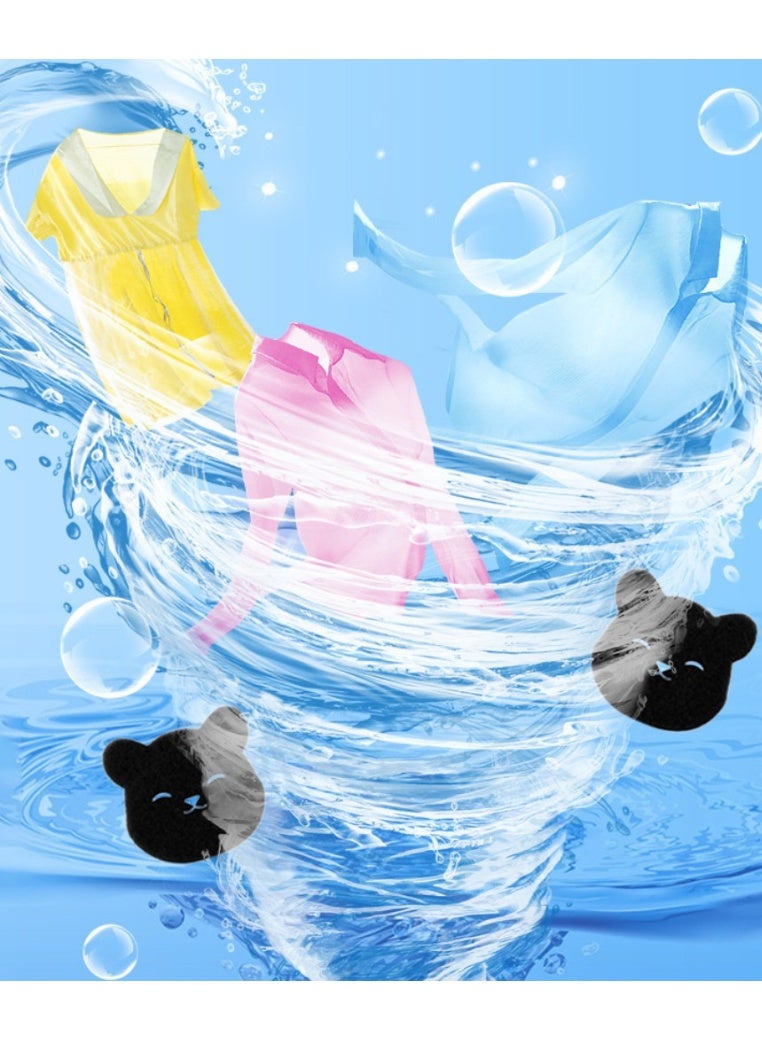 HOMESTAR 2-Pack Washing Machine Lint Rollers, Dry/Wet Dual-Use Anti-Tangle Hair Remover, Reusable Double-Side Fuzz Collector With Cartoon Design - Image 2