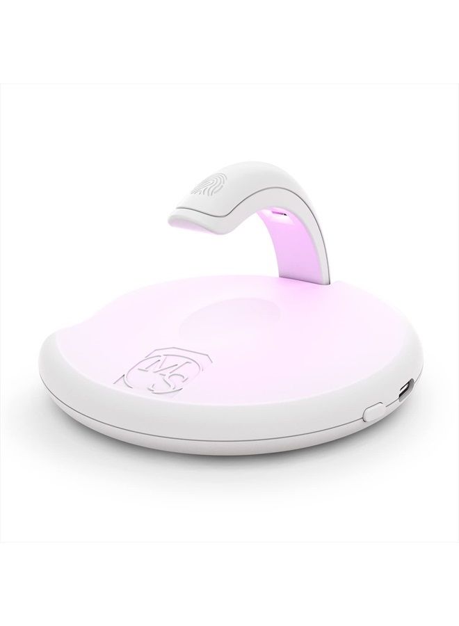 MelodySusie Cordless Rechargeable Mini UV LED Nail Lamp, Portable Nail Art Lamp Suitable for Single Finger Nail Dryer, Innovative 2 in 1 Foldable Flash Curing Gel X Light for Nail Extension Nail Art - Image 1