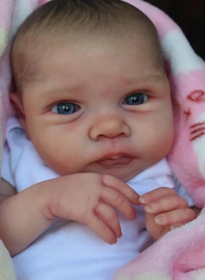 KOKOMANDY 19 inch Reborn Baby Dolls Black Girl - African American Silicone Reborn Doll Realistic Newborn Weighted Baby Doll that Look Real Toddler Kids Birthday Gifts Dolls Toys & Accessories - Image 5