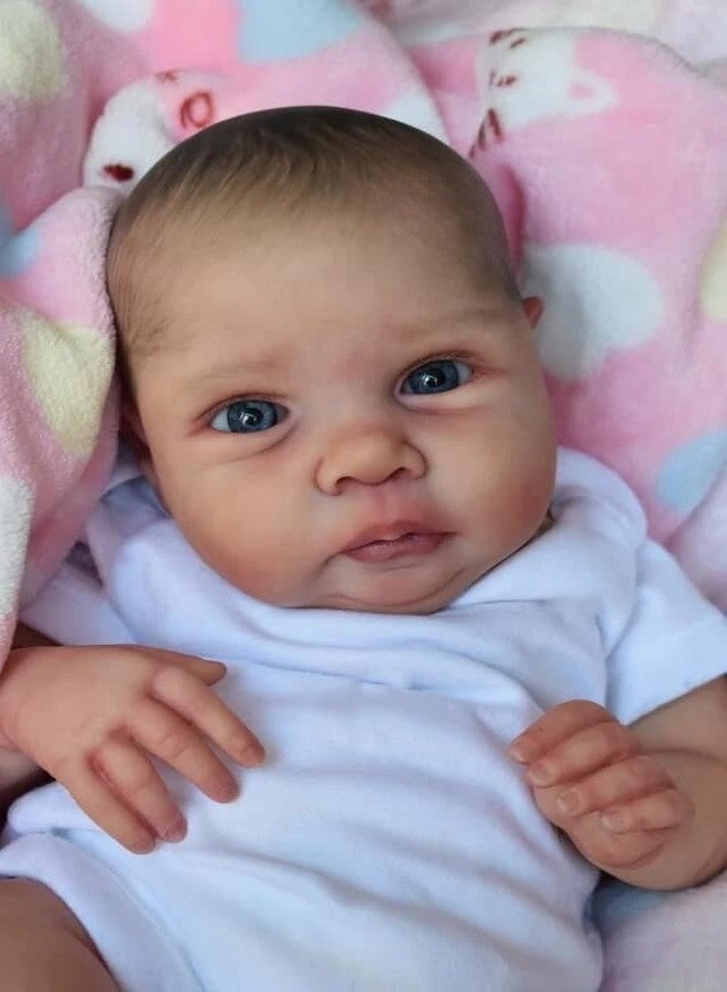 KOKOMANDY 19 inch Reborn Baby Dolls Black Girl - African American Silicone Reborn Doll Realistic Newborn Weighted Baby Doll that Look Real Toddler Kids Birthday Gifts Dolls Toys & Accessories - Image 2