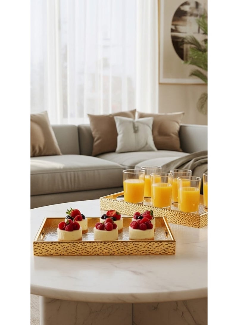 طقم صواني تباسي التقديم متعددة الاستخدام. - Image 3