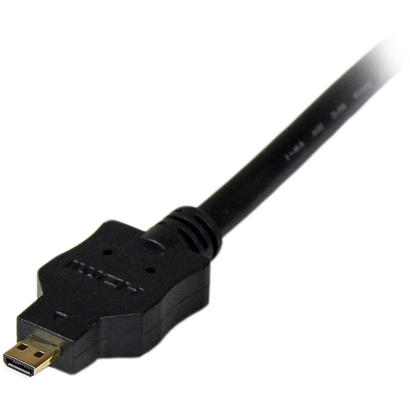 StarTech.com 2m Micro HDMI to DVI-D Cable - M/M - 2 meter Micro HDMI to DVI Cable - 19 pin HDMI (D) Male to DVI-D Male - 1920x1200 Video (HDDDVIMM2M),Black,6 ft / 2m - Image 4