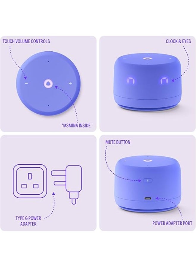 Yasmina Yango Yasmina Lite | Smart AI Speaker | Full Sound, Bold performance, Stereo Pairing | Speaks English & Arabic | YangoPlay unlimited Movies, Series, Music, Quran | Kids Teacher & Translator - Image 3