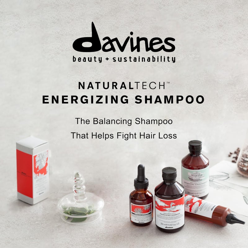 Davines Naturaltech ENERGIZING Shampoo Gentle Cleansing And Protection for Fragile Or Thinning Hair, Revitalize And Energize The Scalp 8.45 Fl. Oz. - Image 2