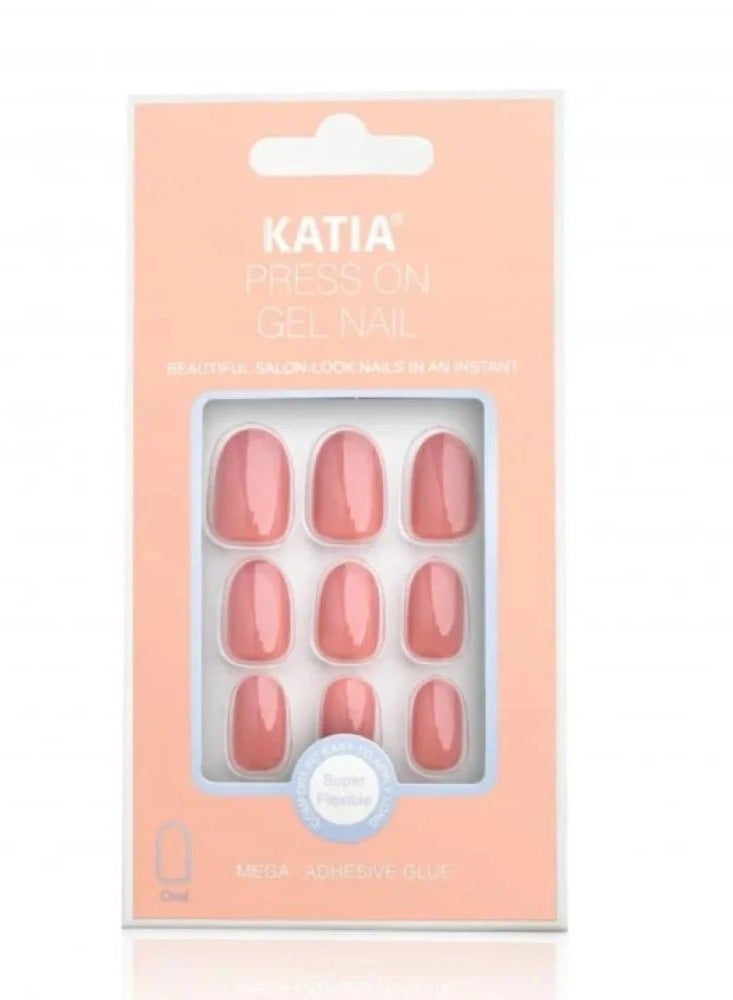 كاتيا طقم أظافر صناعية مع مبرد من 24 قطعة OK25