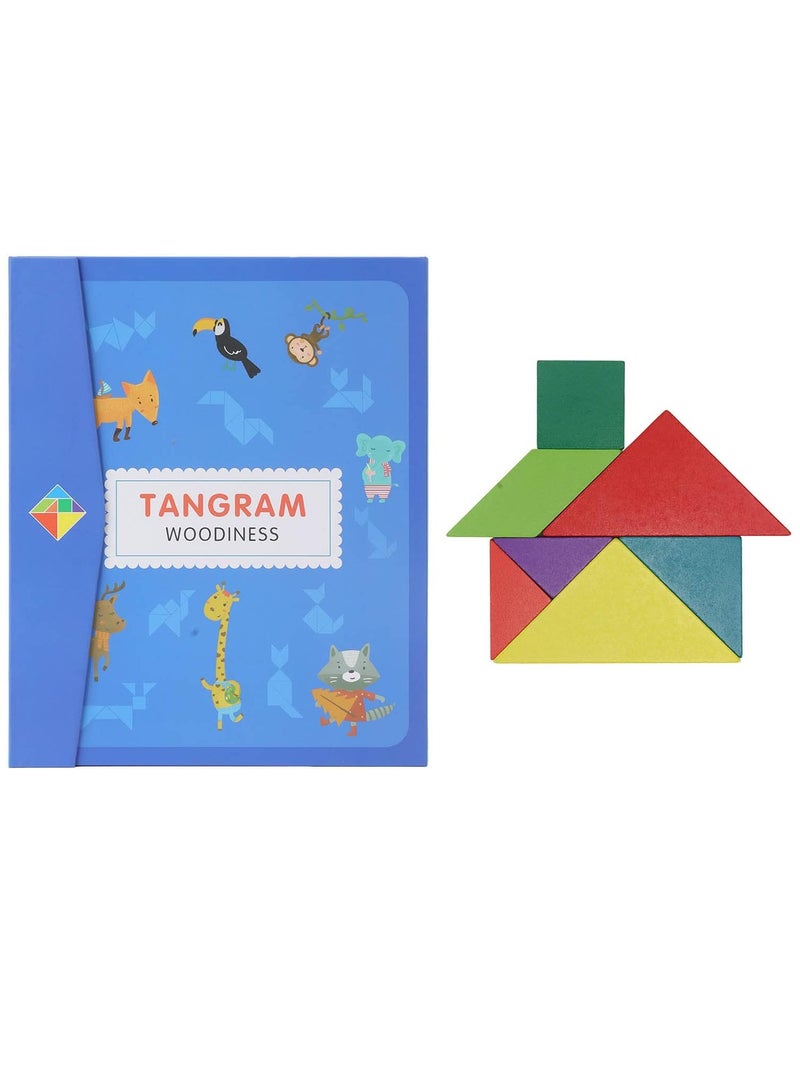 Magnetic tangram notebook game - Image 1
